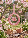 DIY Lily of the Valley Wreath Crochet Kit | Beginner Floral Car Charm & Spring Gift